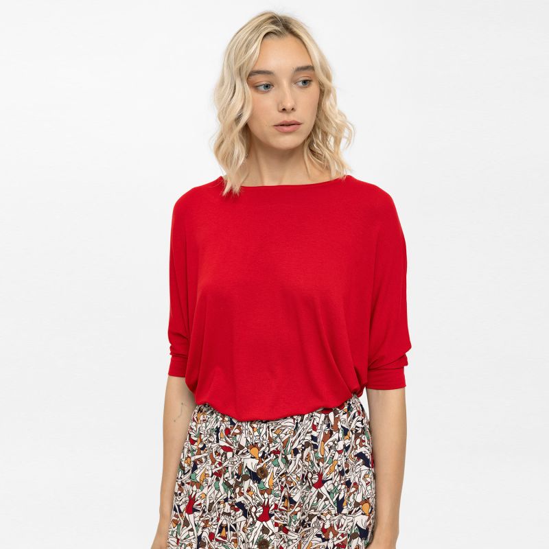 Oversized Blouse - Red image