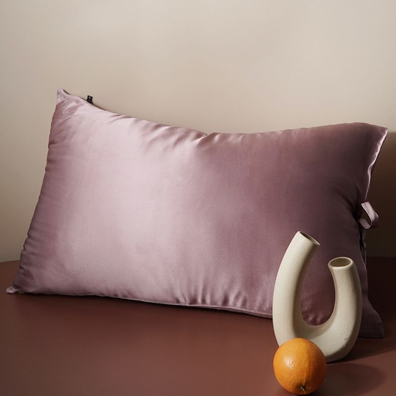 Sleeping Beauty - Classic Pure Silk Queen Size Pillowcase - Purple image