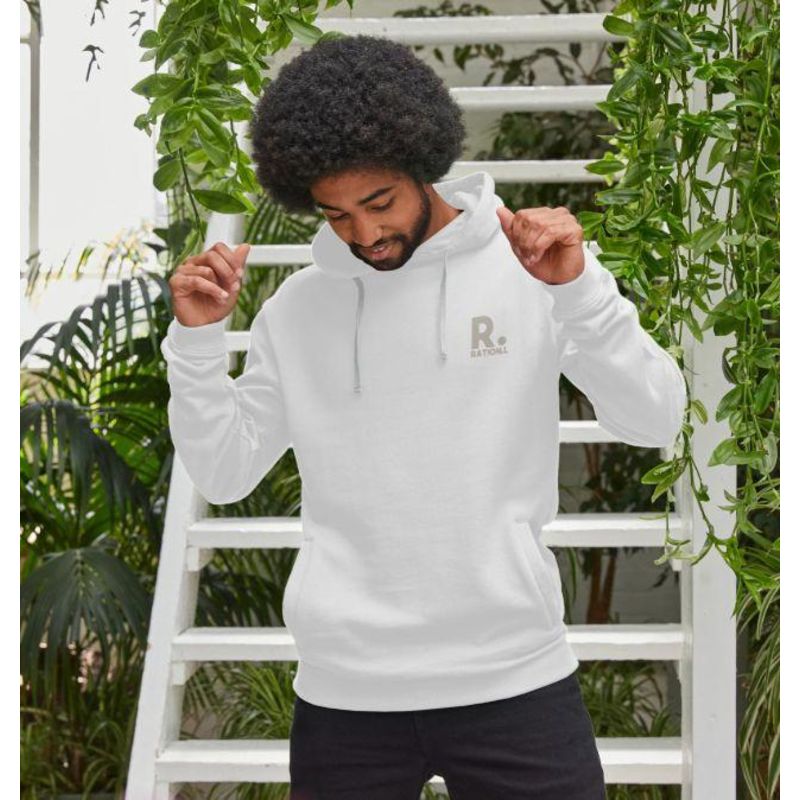 R Kind Organic Hoodie - White image