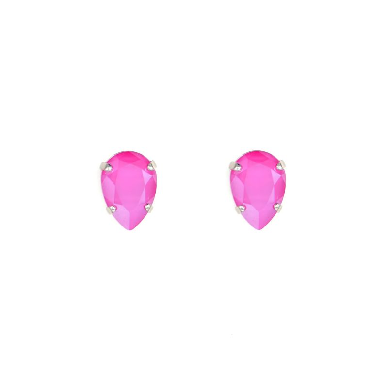 Drop Stud Earrings In Peony Pink image