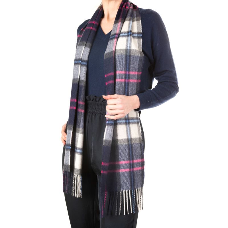 Oban Alba Navy Cashmere Scarf image