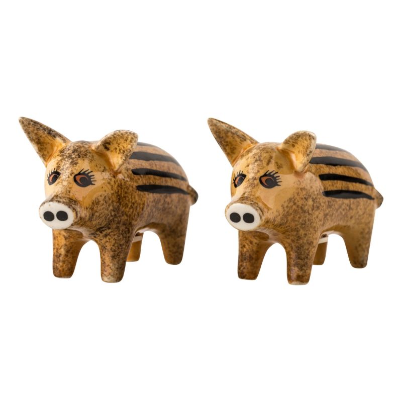 Wild Boar Piglet Salt & Pepper Shakers image