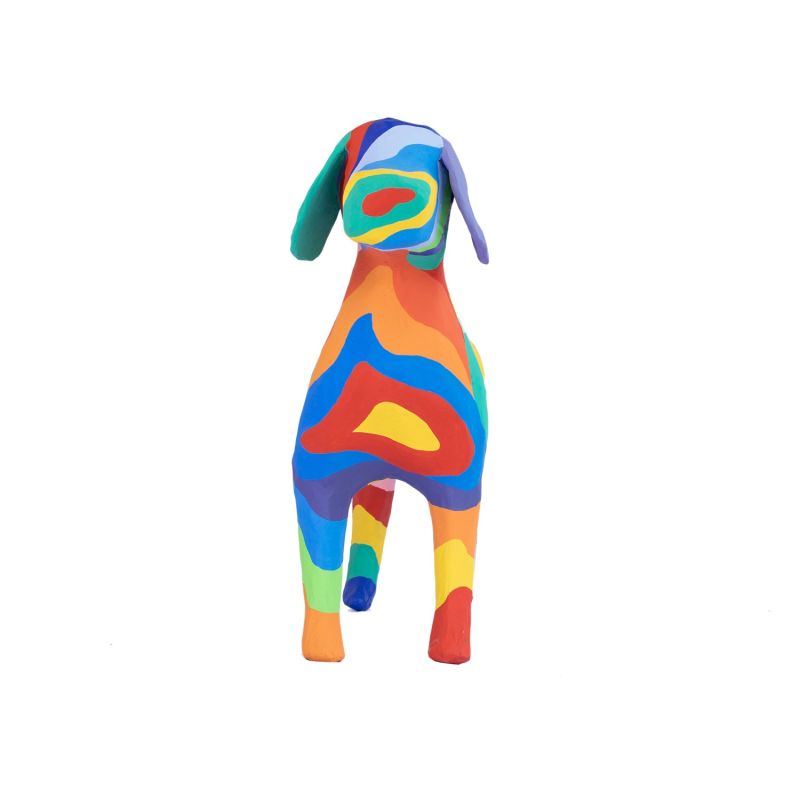 Paper Mache Rainbow Beagle image