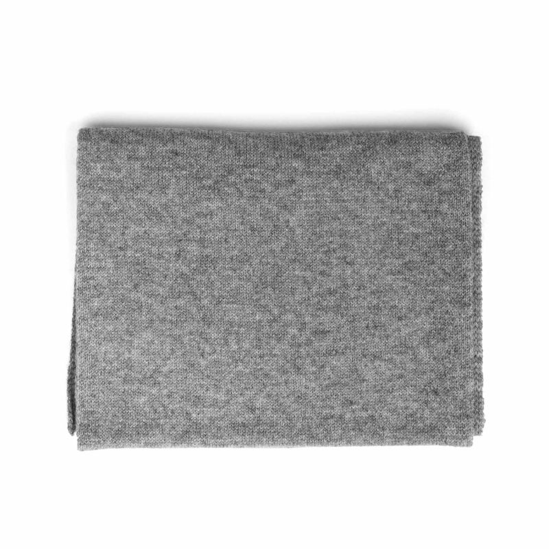 100% Pure-Cashmere Small Scarf Light Grey Mattia image