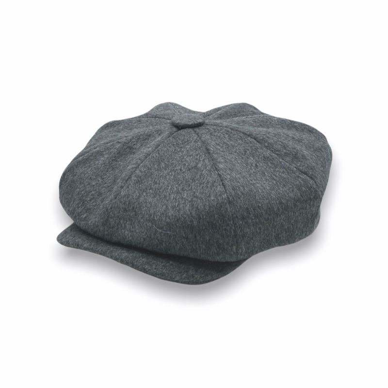 Rileys Companion - Grey Cashmere Baker Boy Cap image