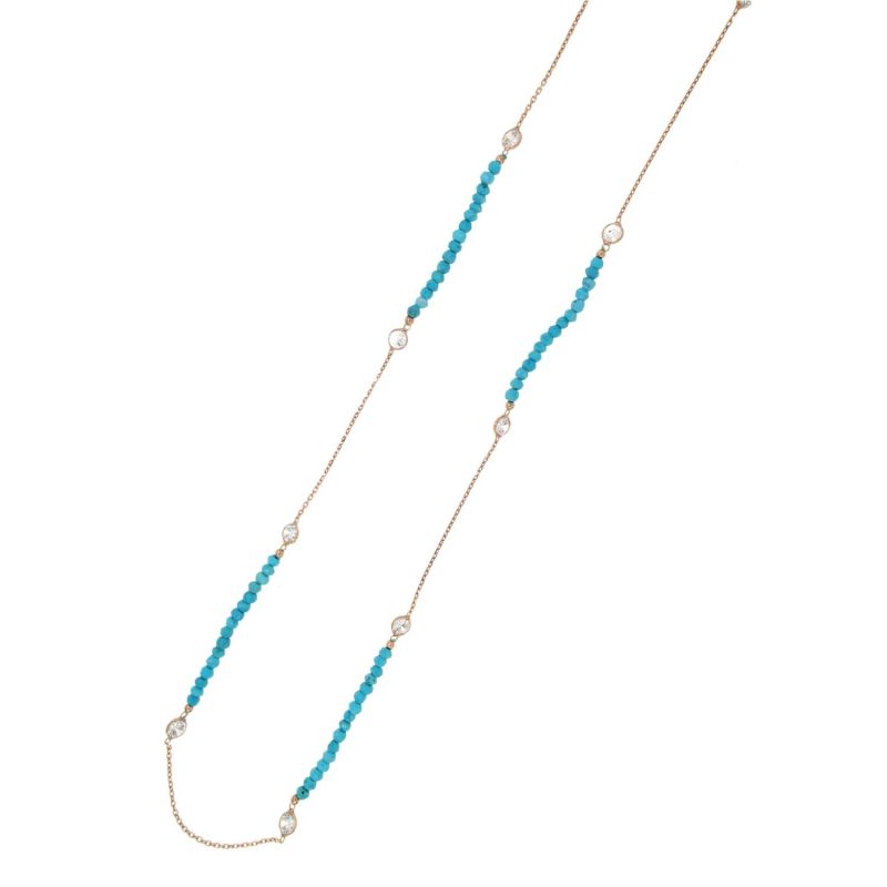 Long Turquoise Necklace image