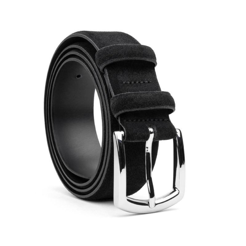 Handmade Leather Belt Black Ernesto image