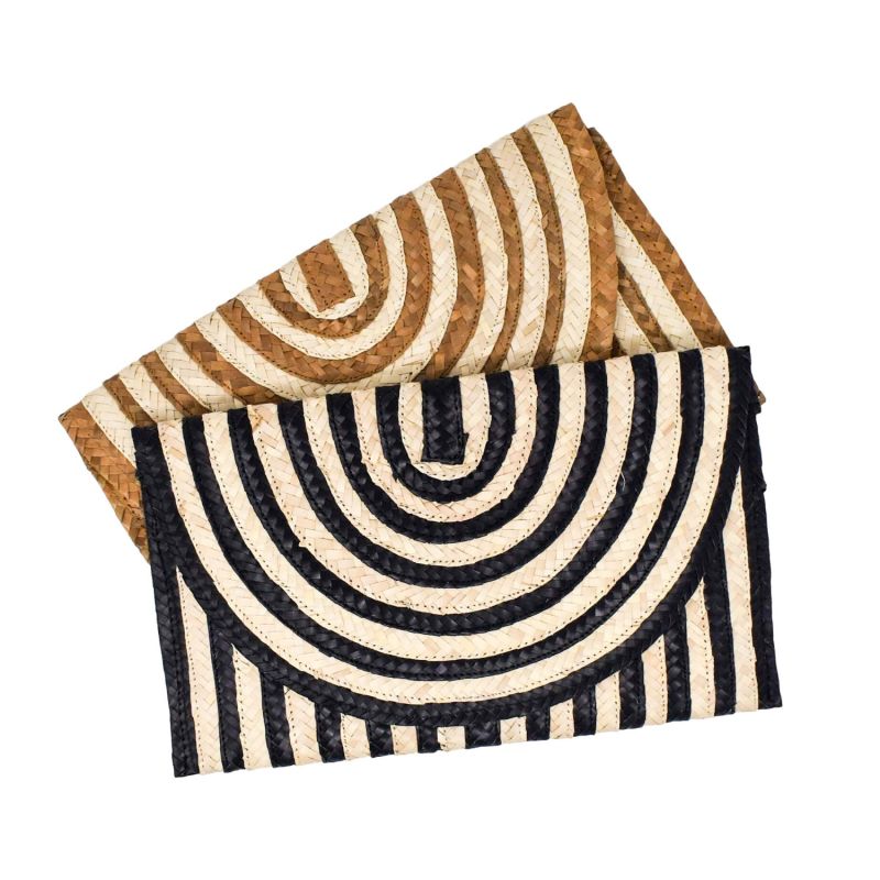 Claire Clutch - Black Stripe image