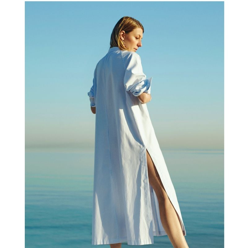 Ivory Cotton Shirt Dress image