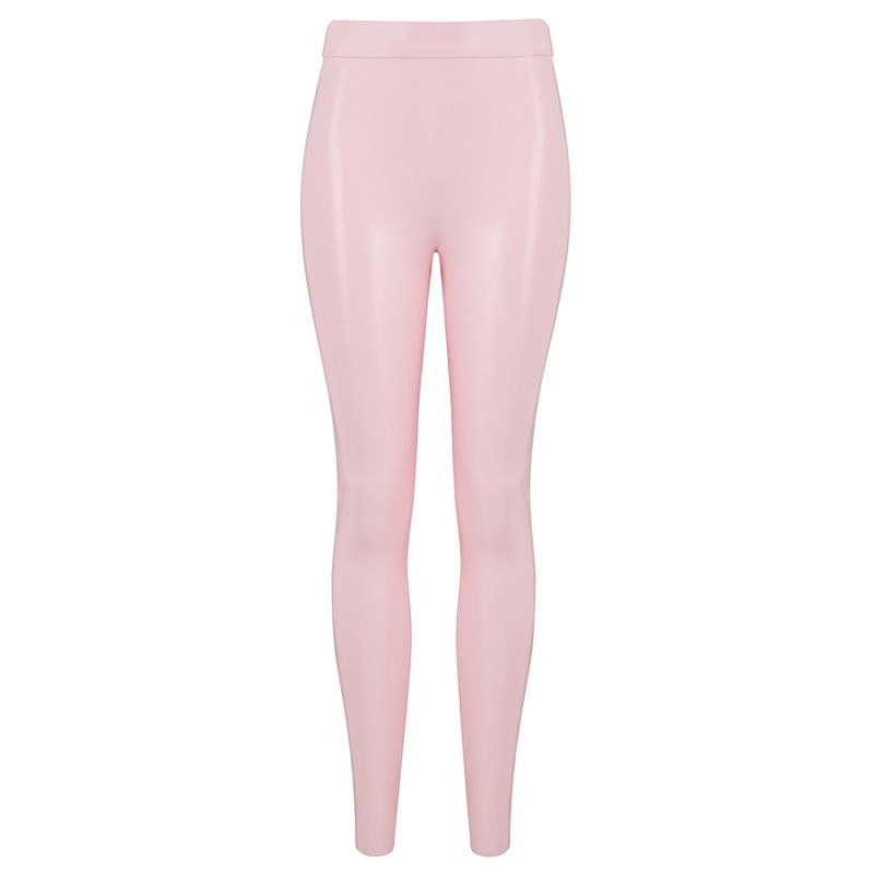 Latex Leggings - Pink image