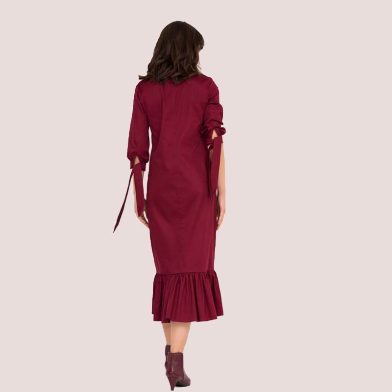 A line calf length dress clearance