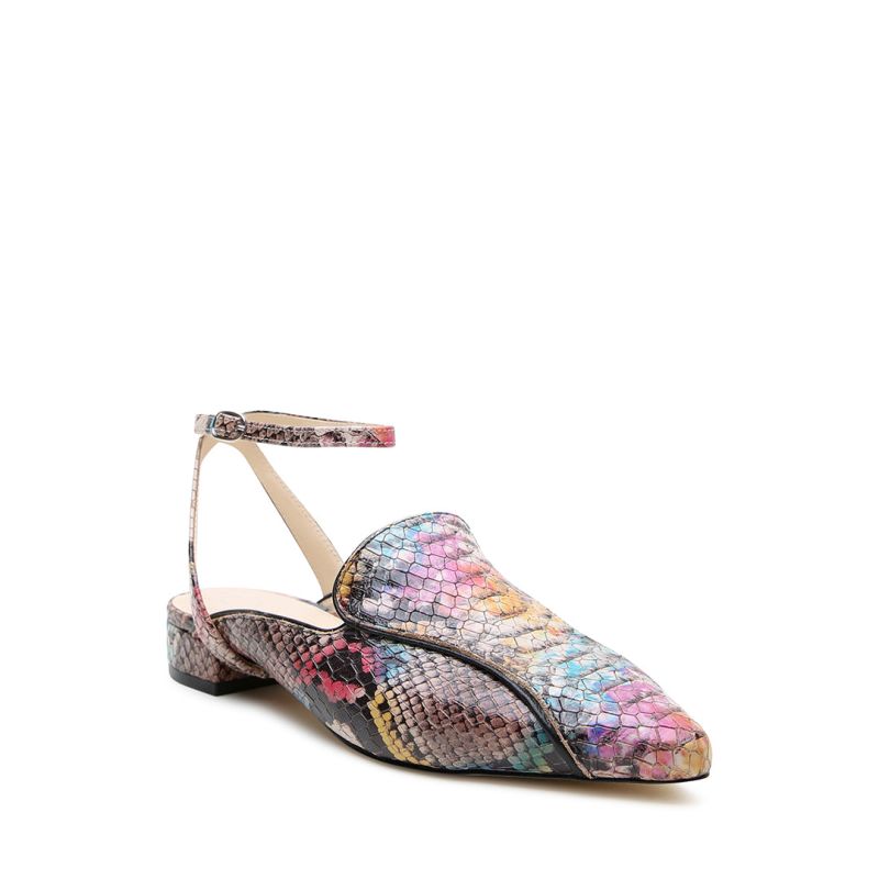 Painted Snake Pointed Loafer + Marilyn Strap image