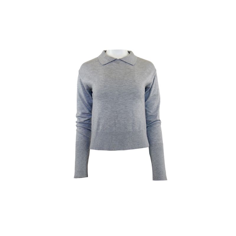 Pallas Collared Sweater Col Grey image