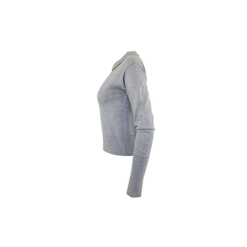 Pallas Collared Sweater Col Grey image