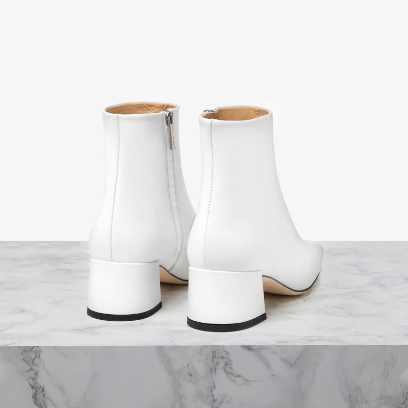White parade boots top