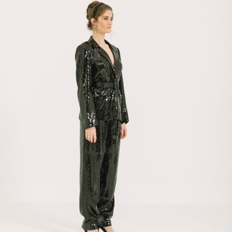 Party Sequin Blazer & Sequin Trouser Set image