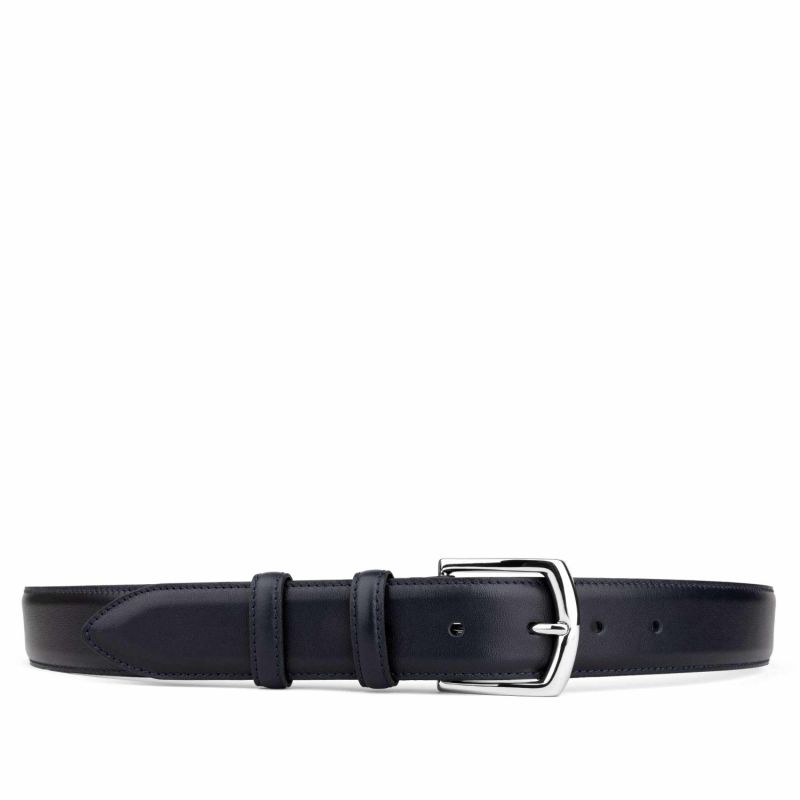 Classic Leather Belt Blue Sandro image