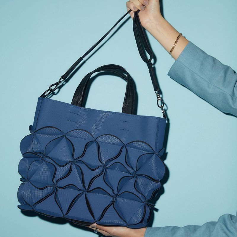 Blossom Shoulder Bag - Large - Blue image