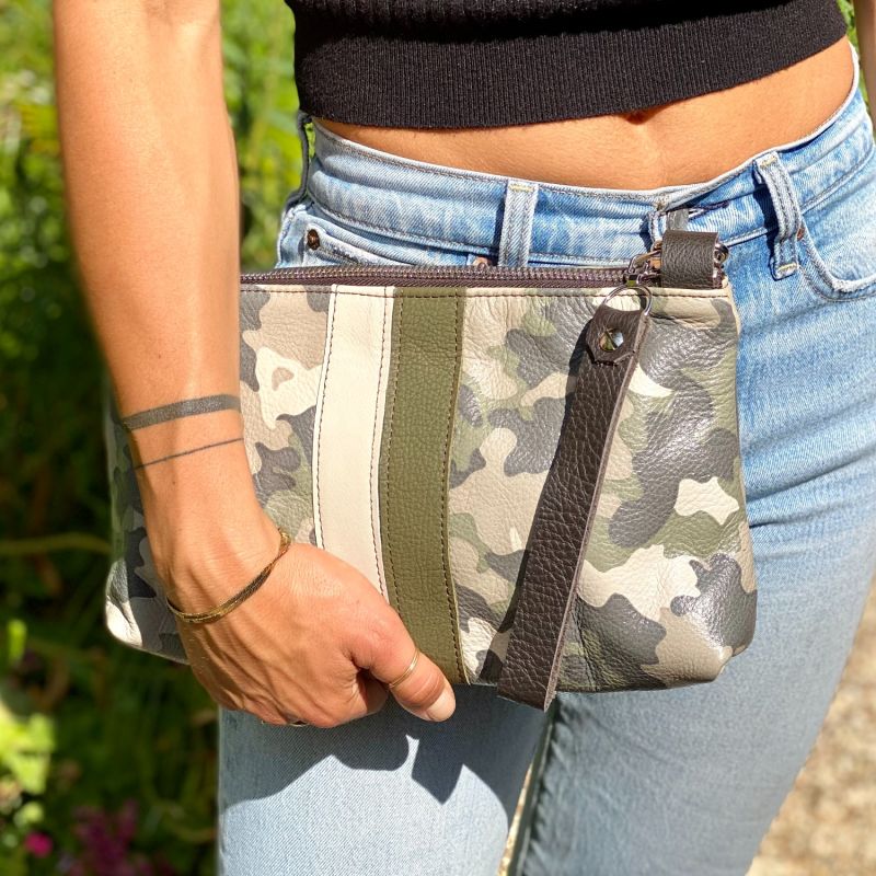 Nancy Crossbody Bag In Stone Camo image