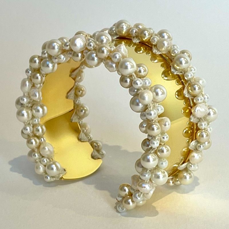 Pearl Cluster Bangle image