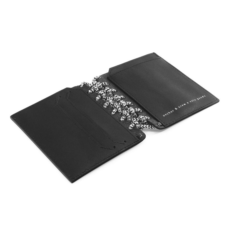 Graphite Black Felrigg Leather & Rope Wallet image