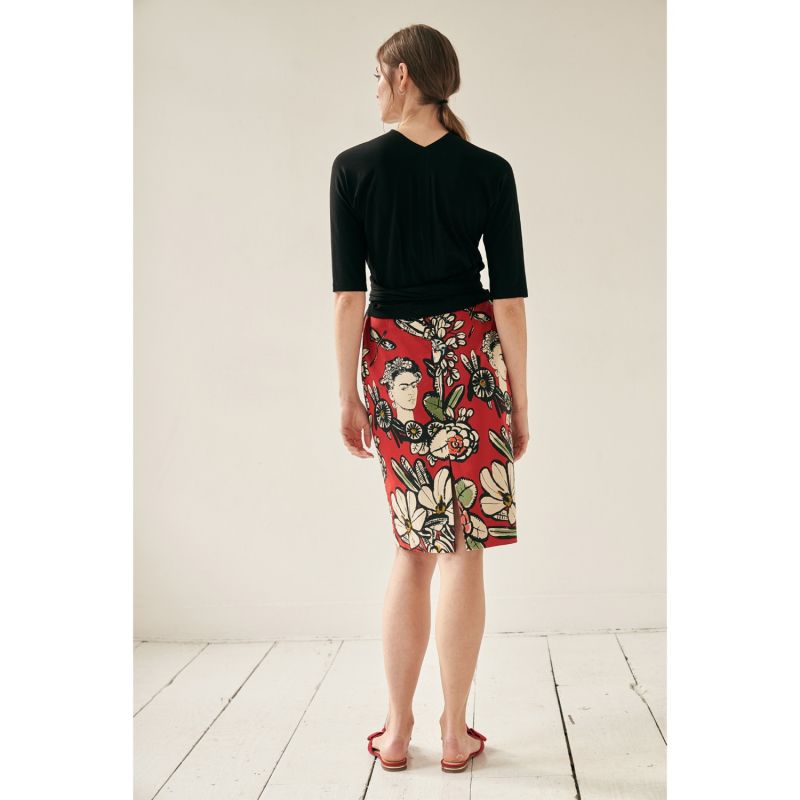 Womens Black Pencil Skirts Women Fashion Plus Size Clothing Elegant High Wiast Bodycon Sexy Office Midi Skirt