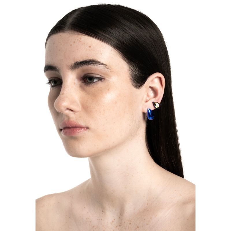 Blue Kusanagi Drop Earrings image