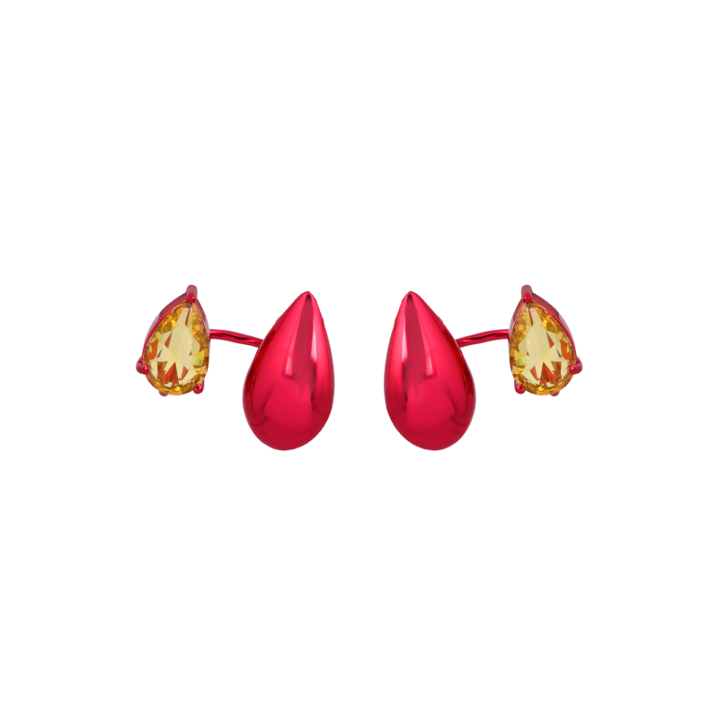 Pink Kusanagi Drop Earrings image