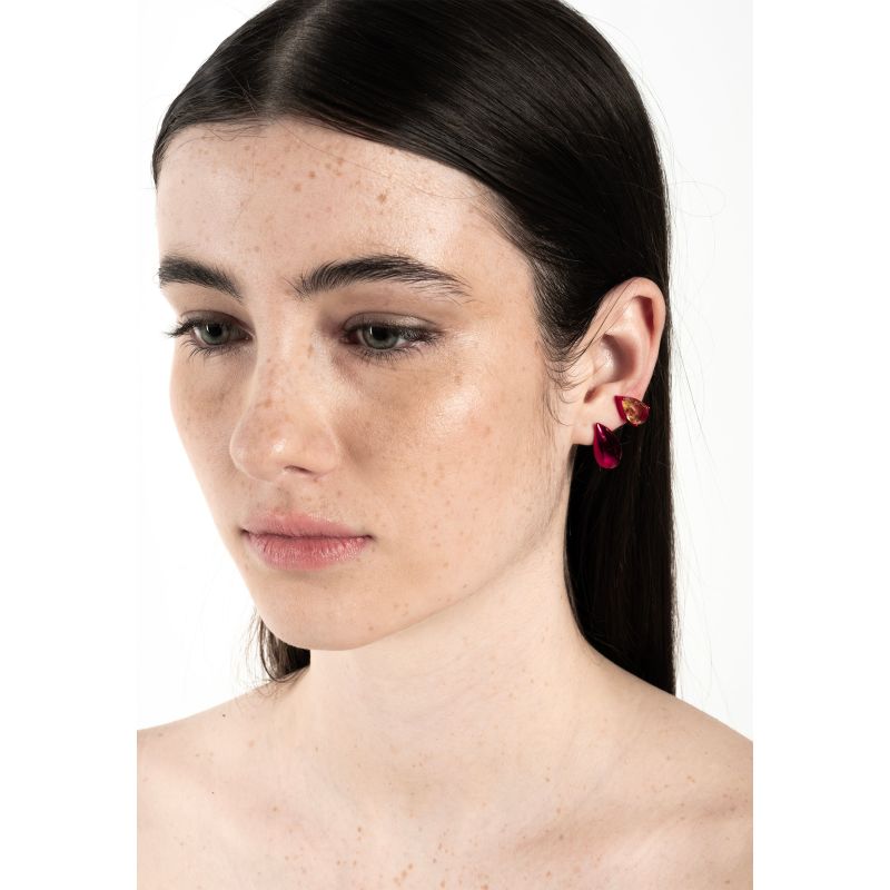 Pink Kusanagi Drop Earrings image