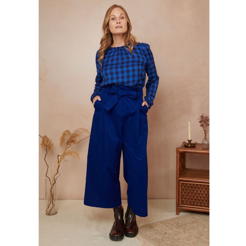 Gilda Needlecord Cobalt Blue Trouser image