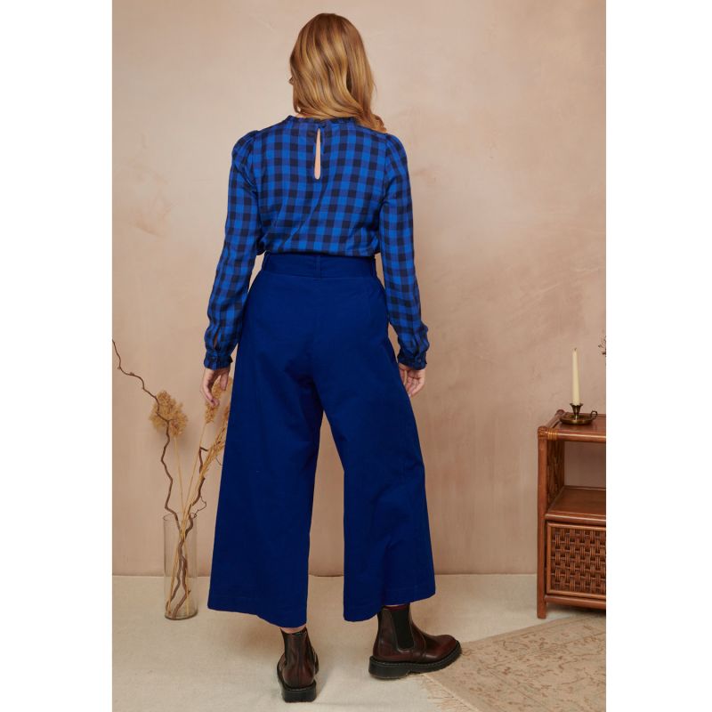 Gilda Needlecord Cobalt Blue Trouser image