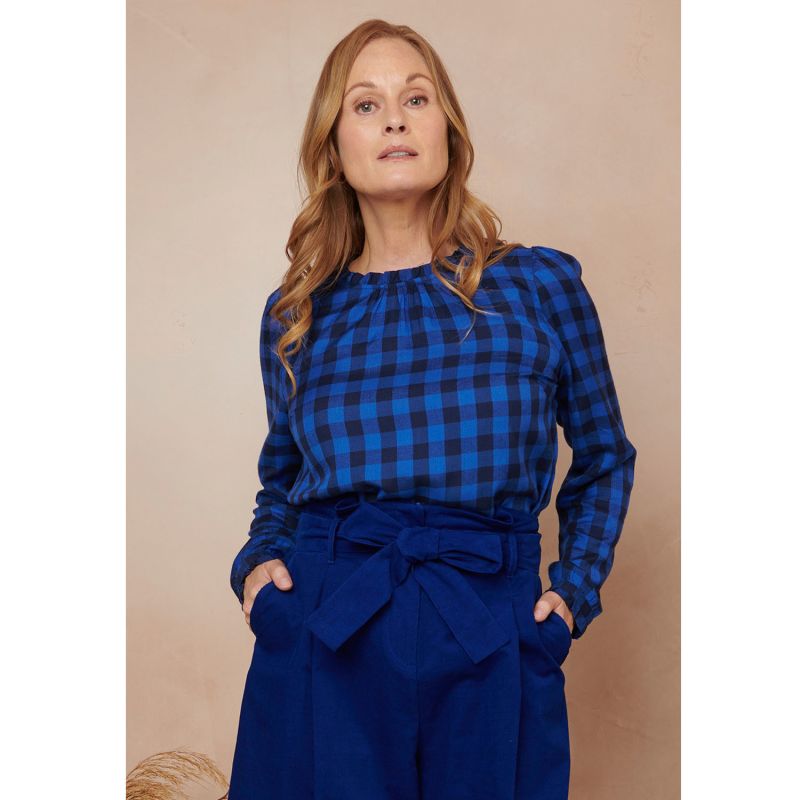 Gilda Needlecord Cobalt Blue Trouser image