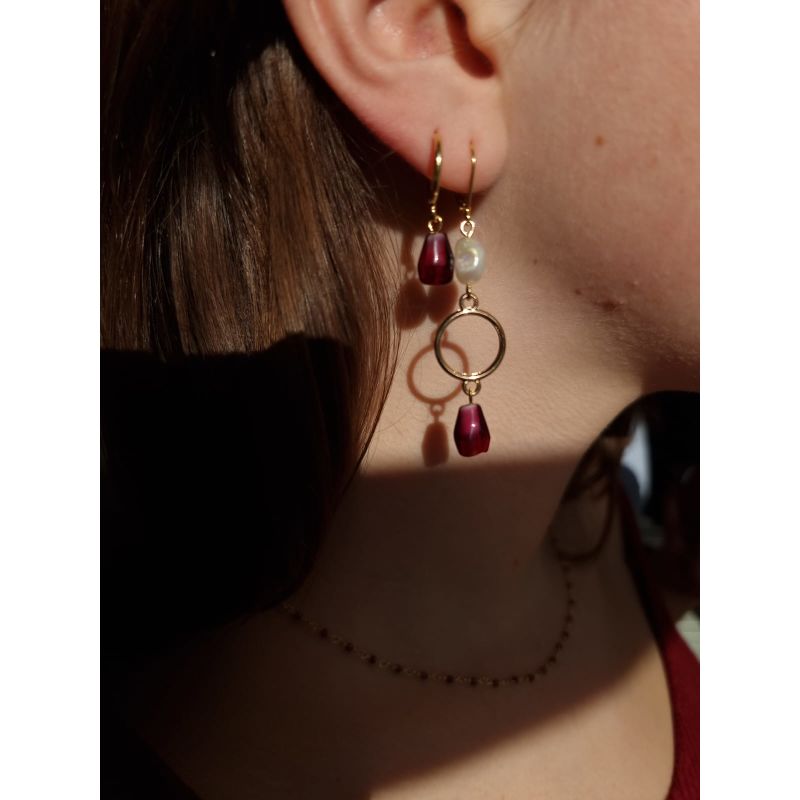 Persephone Pomegranate Earrings image