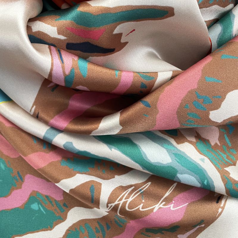 Pesca Silk Maxi Scarf image