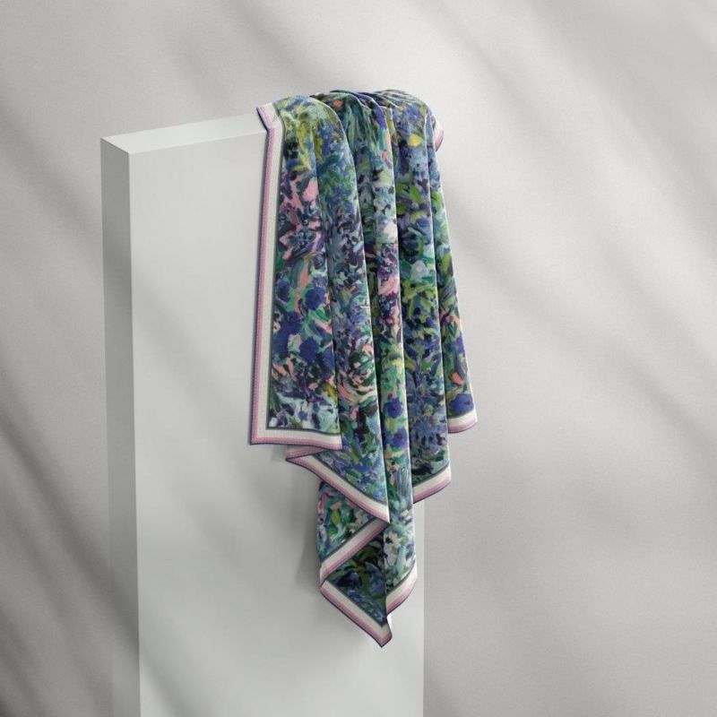 Petal Brush Square Silk Scarf image