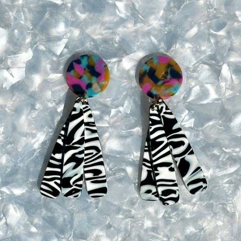 Petal Drop Earrings In Queen Of The Jungle image