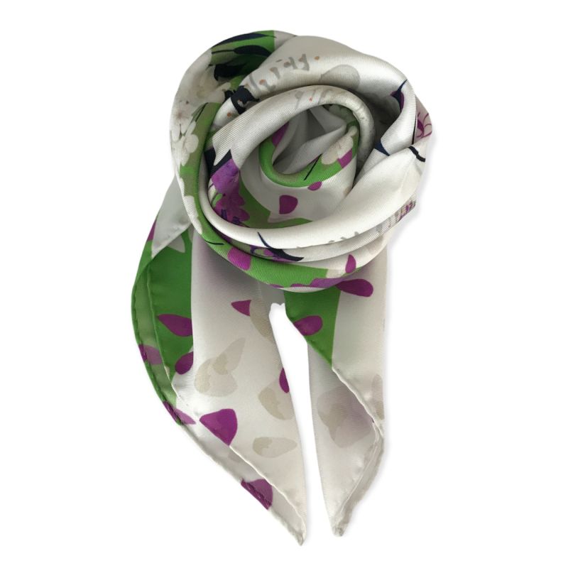 Petals Silk Twill Scarf image