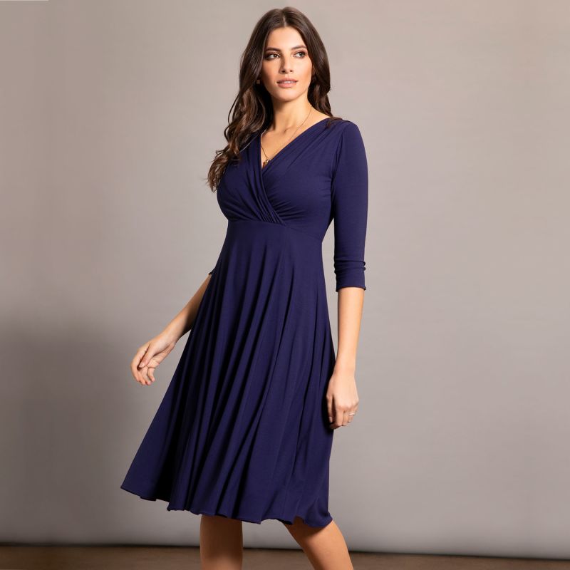 Petite Annie Dress In Eclipse Blue image