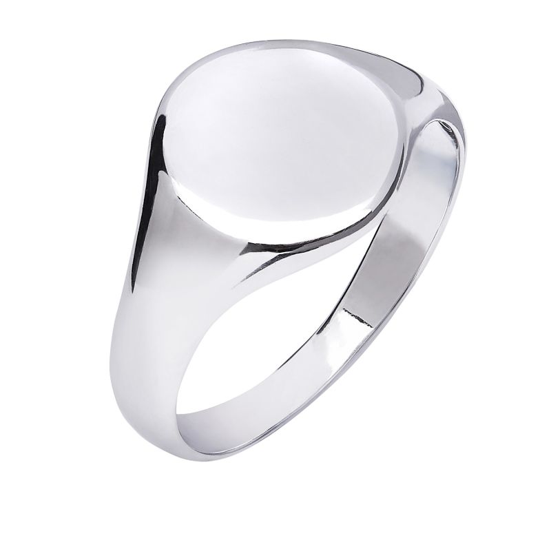 Initial Signet Ring For Men Or Women Size T image