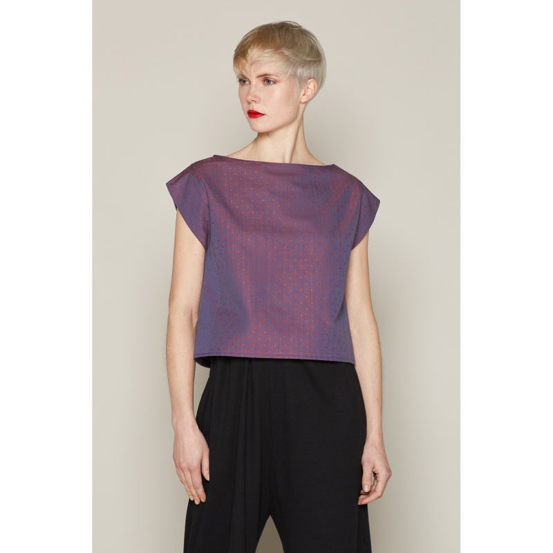 Organic Cotton Viva Top Purple image