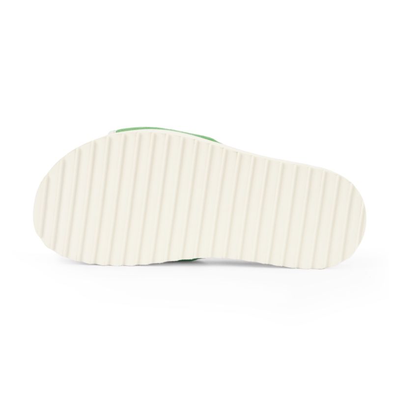 Phin Suede Slides -Green image