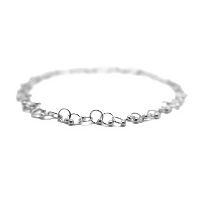 Piercings Choker Necklace Silver image