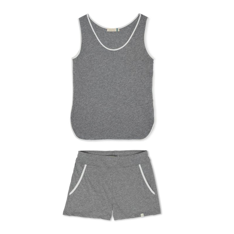 Pima Tank Short Set Leena and Lu Wolf & Badger