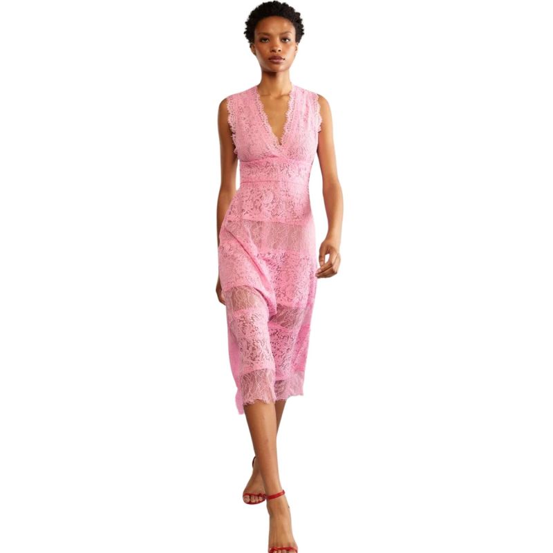 Pink Audrey Lace Dress image