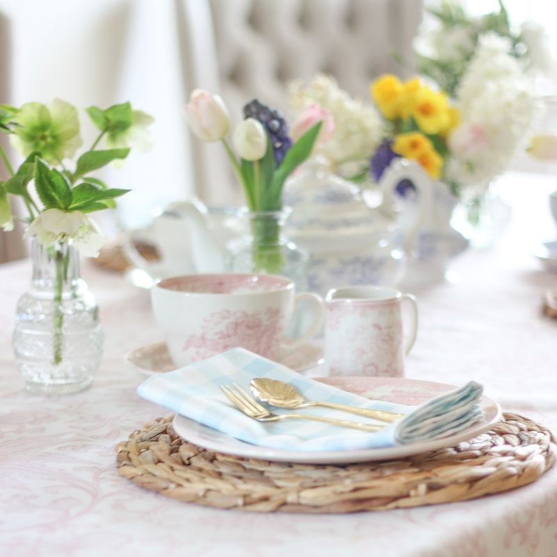 Pink Frills Tablecloth image