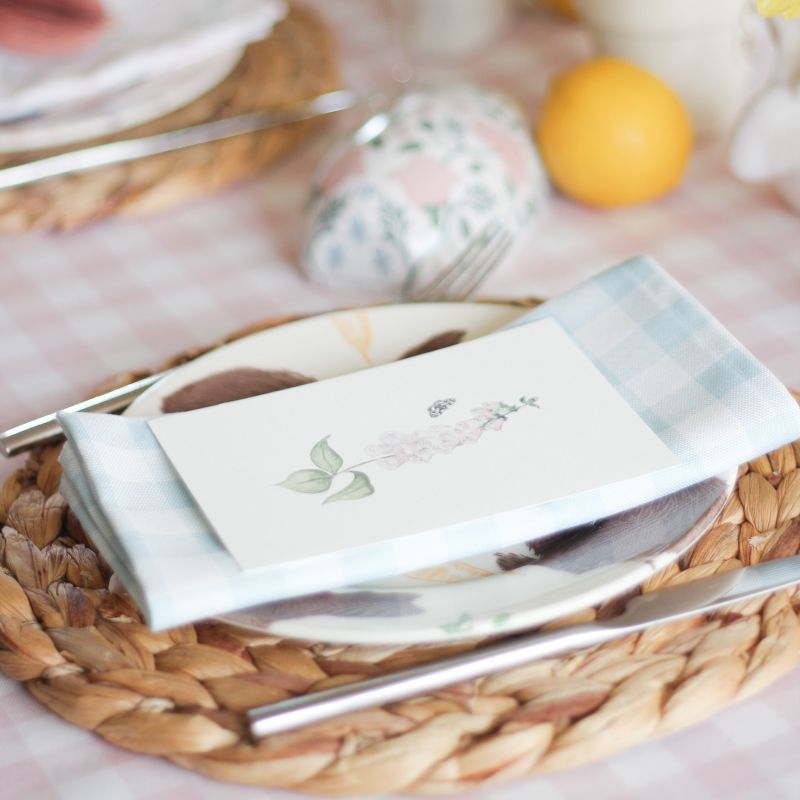 Pink Gingham Tablecloth image