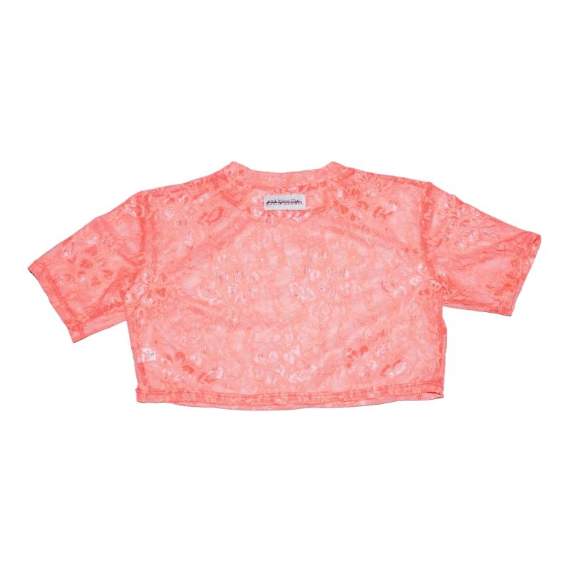 Pink Lace Baby Tee image