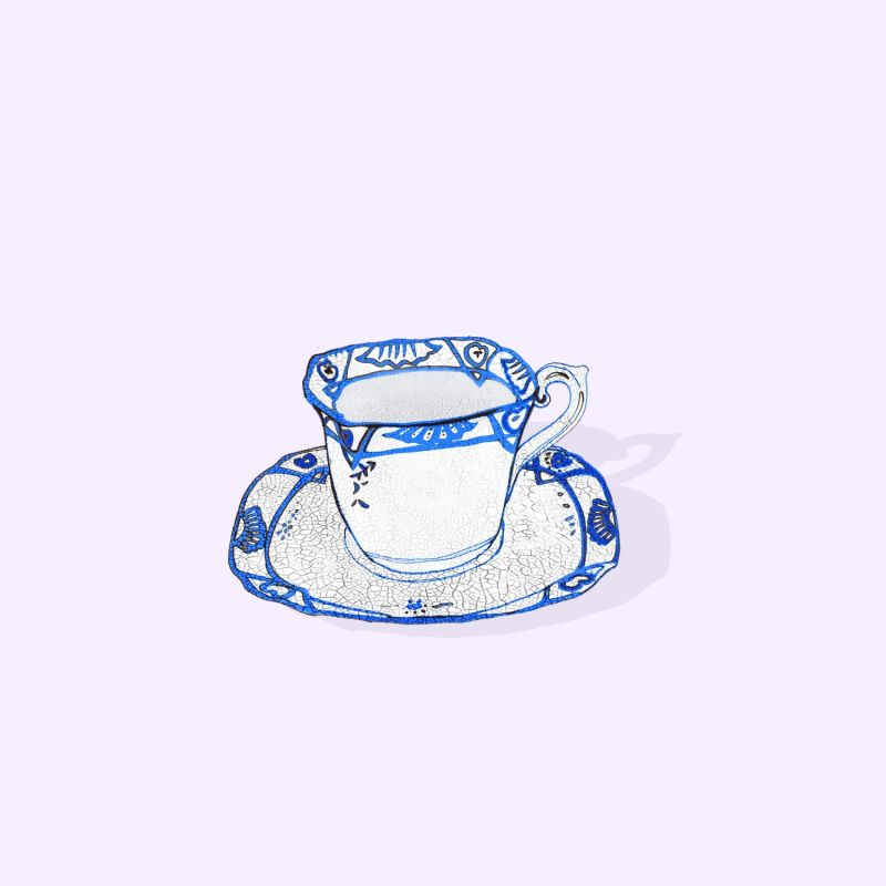 Signed Print The Teacup Large image