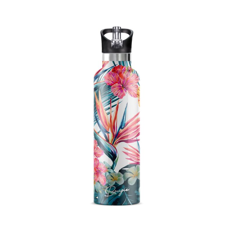 Hibiscus | Insulated Water Bottle With Flip 'N' Sip Lid image