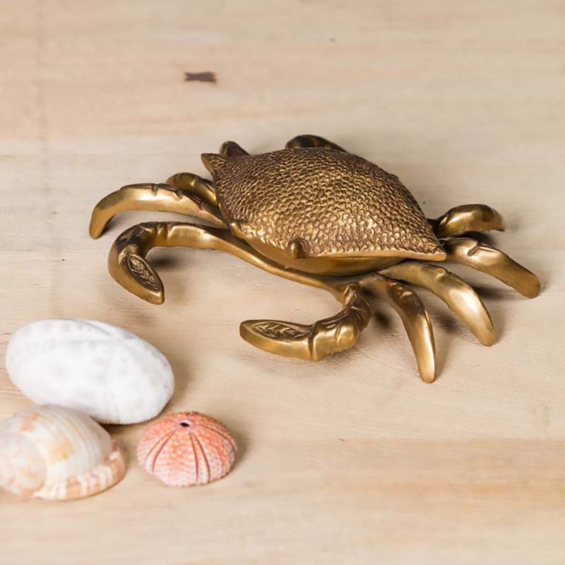 Storage Box Crab Brass image